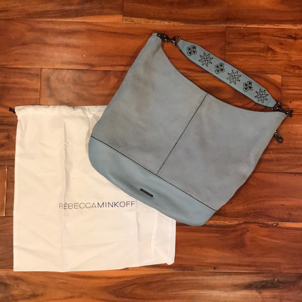 Rebecca Minkoff Suede Bucket Hobo bag
